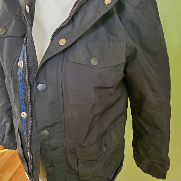 Gap kids boys black large jacket. - Picture 2 of 5